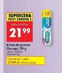 Biedronka Krem mocujący do protez delikatnie miętowy Corega Super Mocny oferta