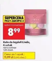 Biedronka Kule do kąpieli róża-lawenda-kwiat pomarańczy Linda oferta