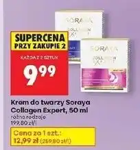 Biedronka Krem do twarzy nawilżajacy Soraya Collagen Expert oferta