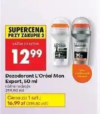 Biedronka Dezodorant shirt protect L'oreal Men Expert oferta