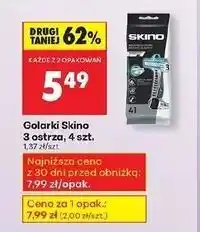 Biedronka Maszynka do golenia Skino 3 oferta