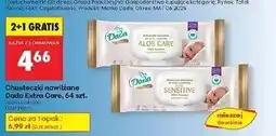Biedronka Chusteczki wilgotne sensitive Dada Extra Care oferta