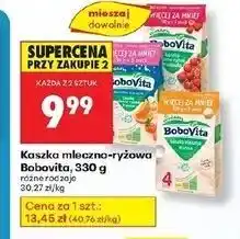Biedronka Kaszka mleczno-ryżowa 3 owoce Bobovita Smaczna Kolacja oferta