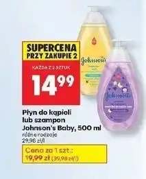 Biedronka Żel do mycia ciała na dobranoc Johnson's Baby Bedtime oferta
