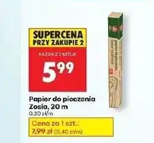 Biedronka Papier do pieczenia 20 m Zosia Samosia oferta