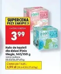 Biedronka Kula musująca do kąpieli z zabawką dinozaur Pinio Magic oferta
