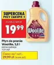 Biedronka Płyn do prania mix colors Woolite Keratin oferta