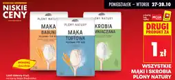 Biedronka Mąki i skrobia plony natury oferta