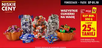 Biedronka Cukierki na wagę oferta