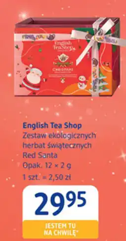 dm drogerie markt English Tea Shop Zestaw ekologicznych herbat świątecznych Red Santa oferta