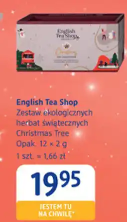 dm drogerie markt English Tea Shop Zestaw ekologicznych herbat świątecznych Christmas Tree oferta