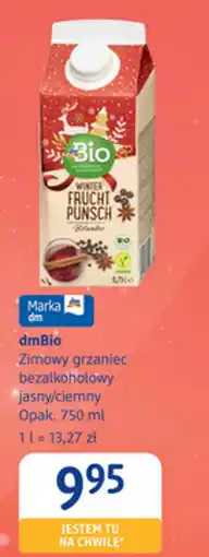 dm drogerie markt dmBio Zimowy grzaniec bezalkoholowy jasny/ciemny oferta