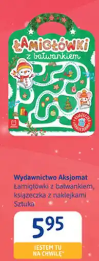 dm drogerie markt Wydawnictwo Aksjomat Łamigłówki z bałwankiem, książeczka z naklejkami oferta