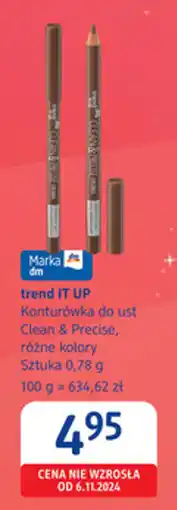 dm drogerie markt Trend IT UP Konturówka do ust Clean & Precise oferta