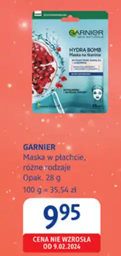 dm drogerie markt GARNIER Maska w płachcle oferta