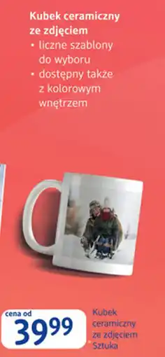 dm drogerie markt Kubek ceramiczny ze zdjęciem oferta