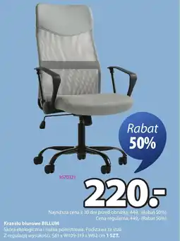 JYSK Krzesło biurowe BILLUM oferta