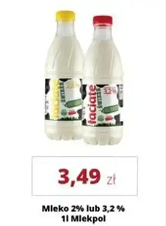 Mleko 2% lub 3,2% Mlekpol