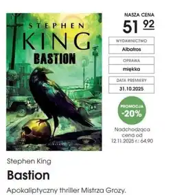 Świat Książki Stephen King Bastion oferta