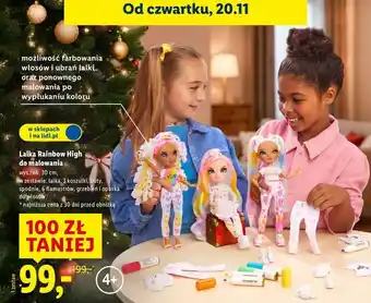 Lidl Lalka rainbow high Mga oferta