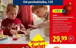 Lidl Zestaw do herbaty drewniany Lupilu oferta