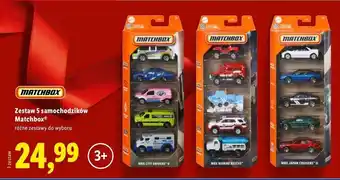 Lidl Auta Matchbox oferta