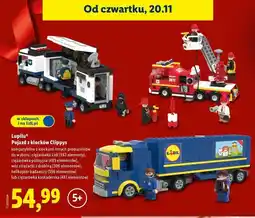 Lidl Pojazd z klocków clippys ciężarówka kaskaderska Lupilu oferta