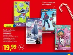Lidl Puzzle podłogowe 52 el. lilo i stitch oferta