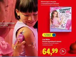 Lidl Zestaw do tatuaży shimmer me Cool Maker oferta