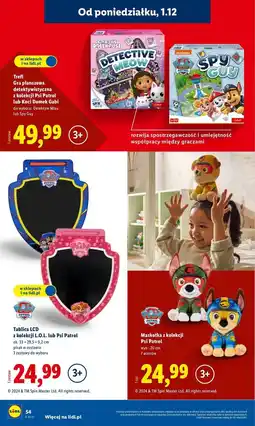 Lidl Gra detektyw miau koci domek gabi Trefl oferta