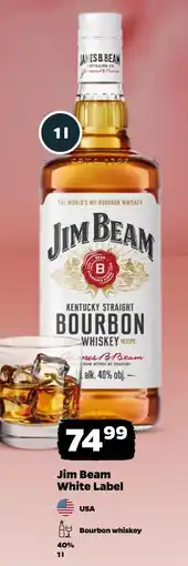 Netto Bourbon Jim Beam White Label oferta
