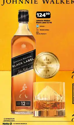 Netto Whisky Johnnie Walker Black Label oferta