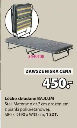 JYSK Łóżko składane BAJLUM oferta