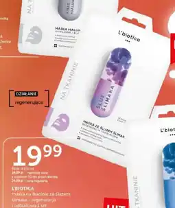 Ziko Dermo L'BIOTICA Maska na tkaninie ze śluzem ślimaka oferta