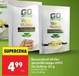 Biedronka Koncentrat białka serwatkowego wpc ciasteczka Go Active oferta