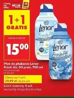 Biedronka Płyn do płukania sensitive Lenor Fresh Air Effect oferta