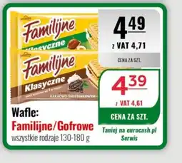 Eurocash Wafle: Familijne/Gofrowe oferta