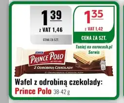 Eurocash Wafel z odrobiną czekolady: Prince Polo oferta