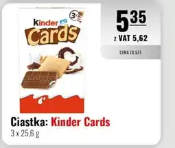 Eurocash Ciastka: Kinder Cards oferta