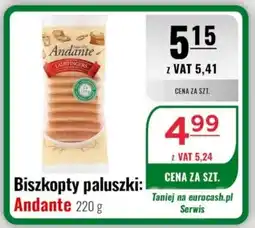 Eurocash Biszkopty paluszki: Andante oferta