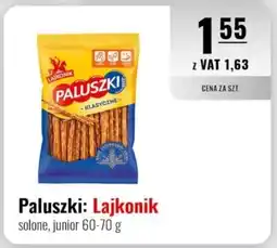 Eurocash Paluszki: Lajkonik solone, junior oferta