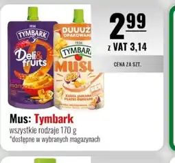 Eurocash Mus Tymbark oferta