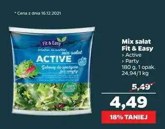 Netto Mix sałat Fit & Easy oferta