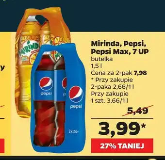 Netto Mirinda, Pepsi, Pepsi Max, 7 UP oferta