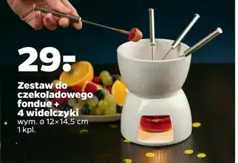 Netto Zestaw do czekoladowego fondue + 4 widelczyki oferta