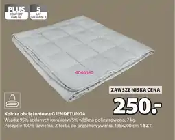 JYSK Kołdra obciążeniowa GJENDETUNGA oferta
