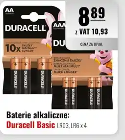 Eurocash Baterie alkaliczne Duracell Basic oferta