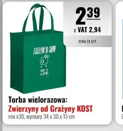 Eurocash Torba wielorazowa: Zwierzyny od Grażyny KOST oferta