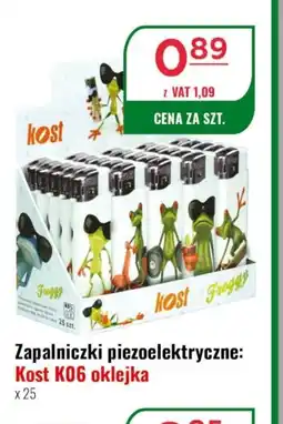 Eurocash Zapalniczki piezoelektryczne Kost K06 oklejka oferta