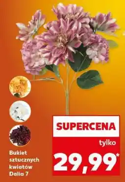 Kaufland Bukiet sztucznych kwiatów Dalia 7 oferta